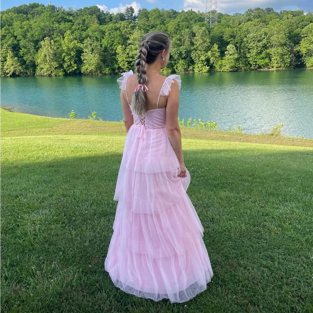Poppy Tulle Dress - Baby Pink